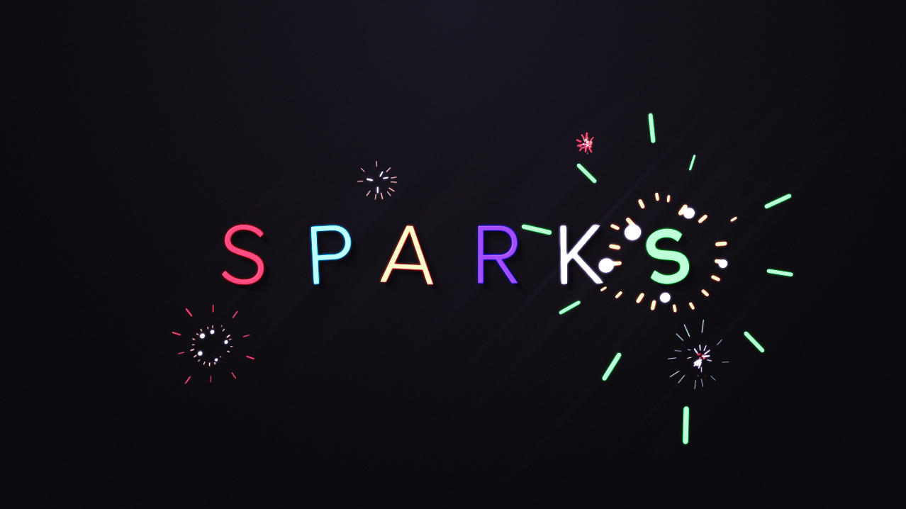 Shape Layers Sparks - 2D Animation sparks on After Effects