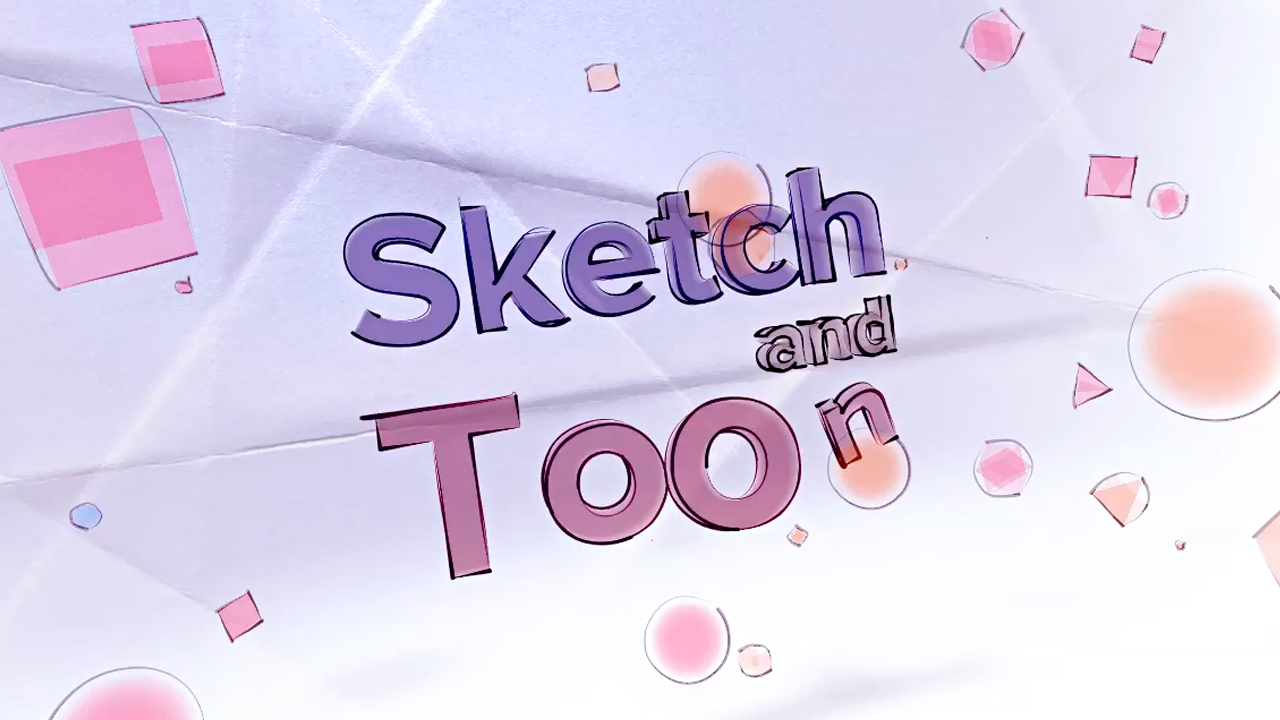 Procedural text animation in Cinema 4D with Sketch and Toon